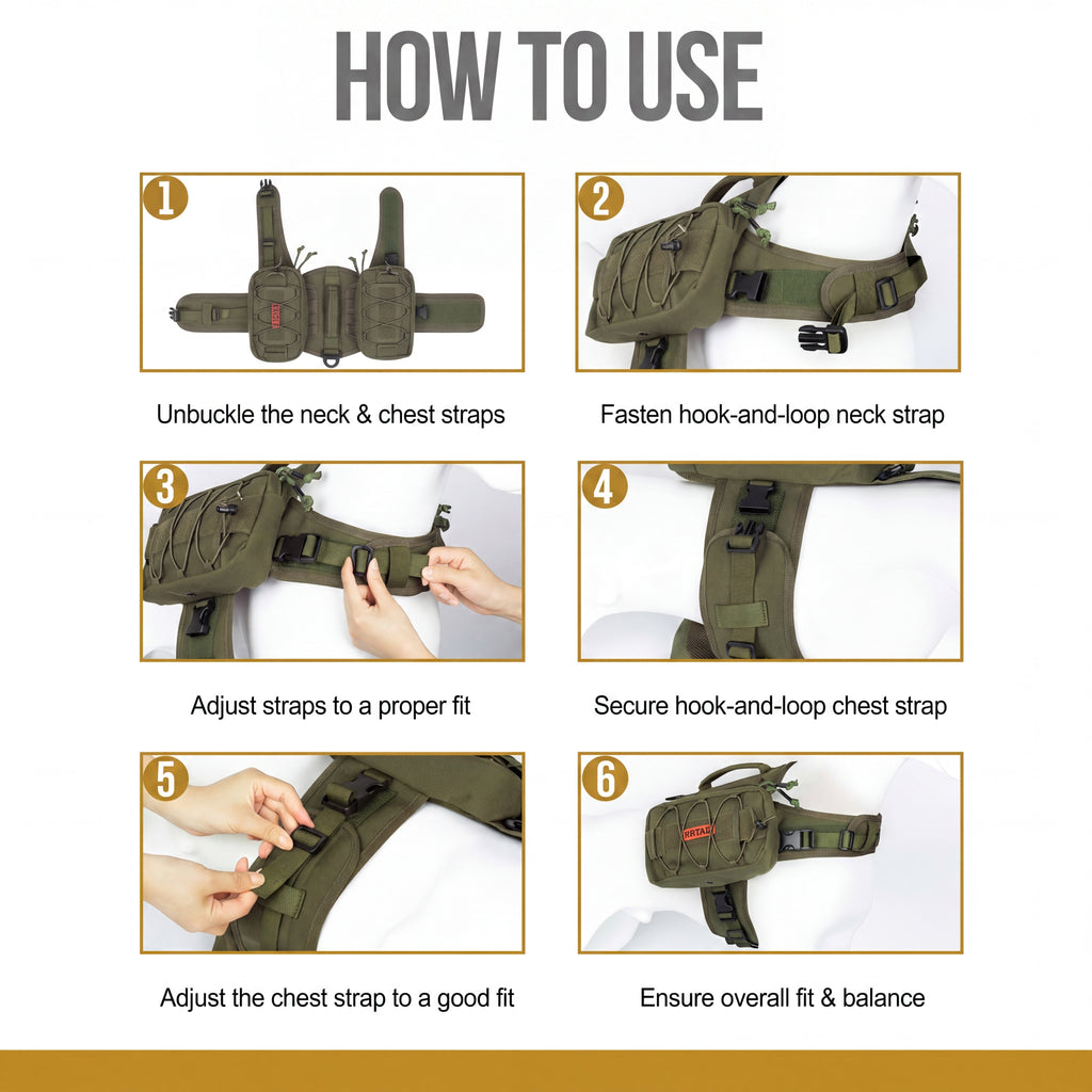 Hiking & Trailing Backpack for Dogs