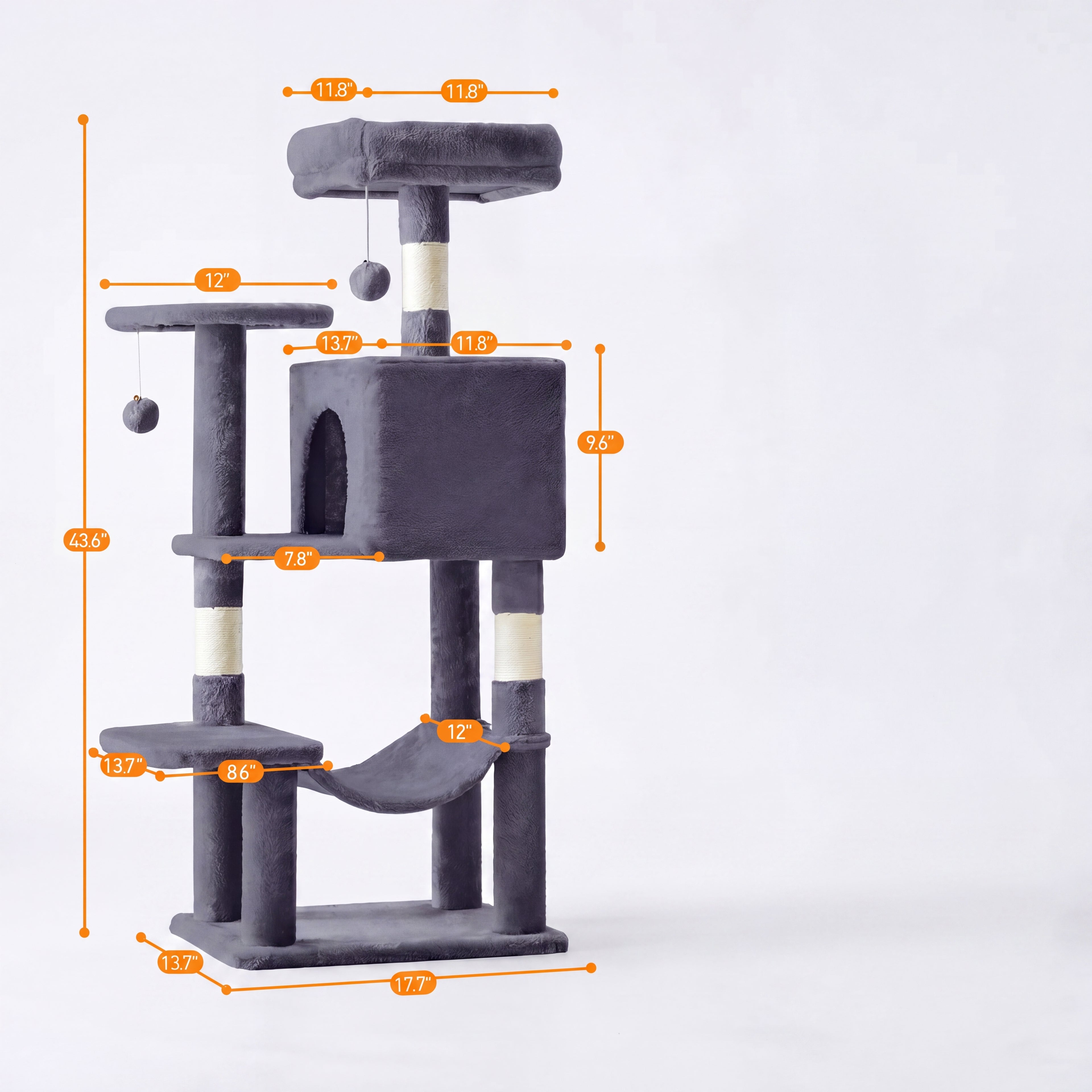 Cat Climbing Tower