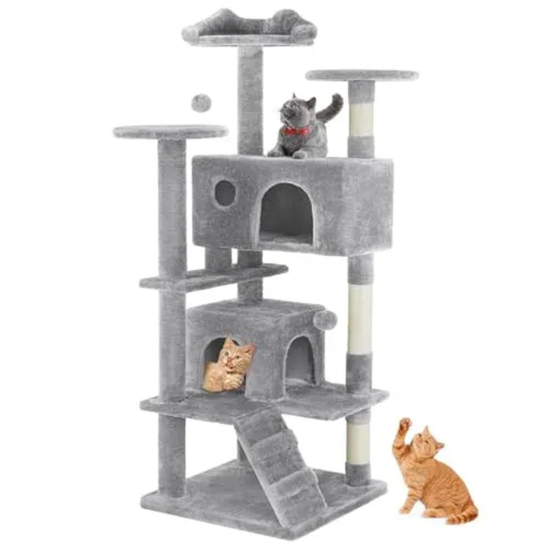 【New Size】 Cat Climbing Shelf, Post Cascading Cat Climbing Shelf, Indoor Playhouse, Cozy Nest, Durable, Space-Saving Design, Gift for Pet Owners
